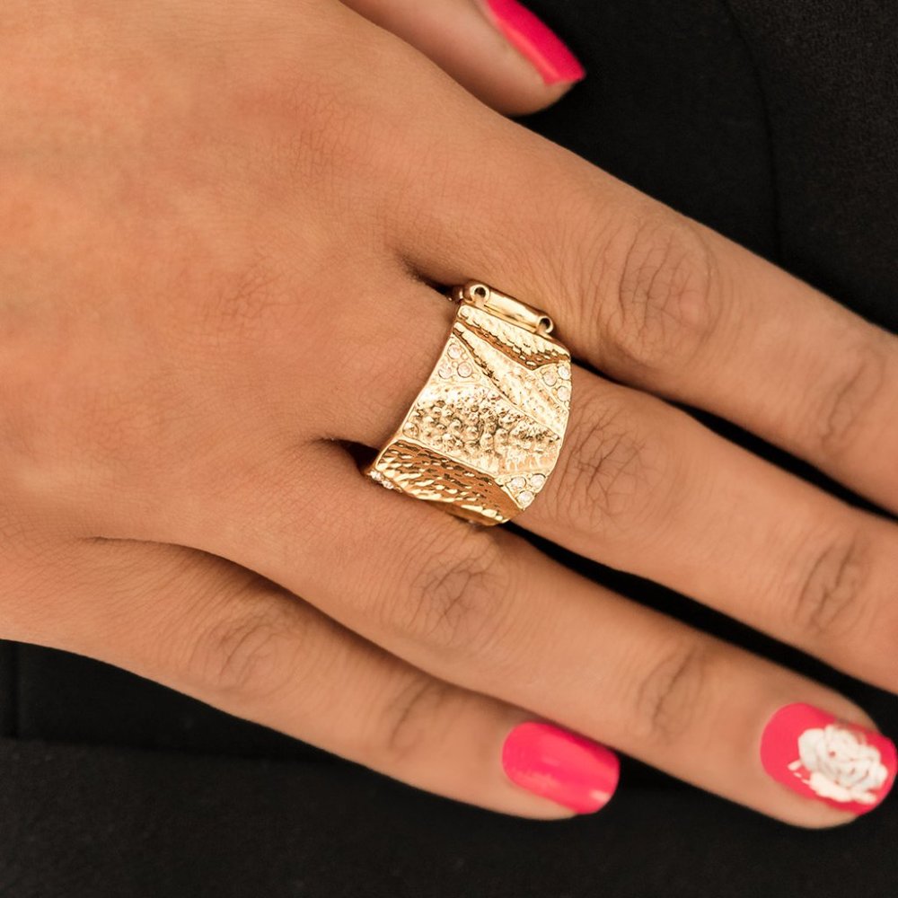 Industrial Indentation - Gold